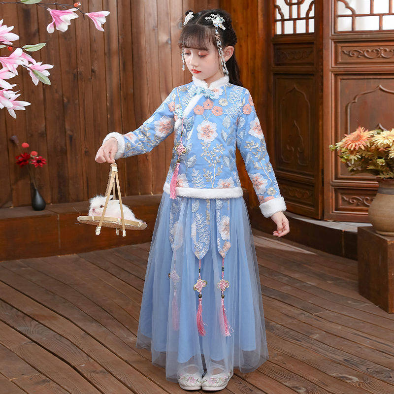 Winter Clothing Baby - Disfraz de Hanfu antiguo para niña,