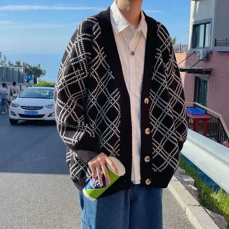 Winter Clothing Meme - Suéter de punto a cuadros para