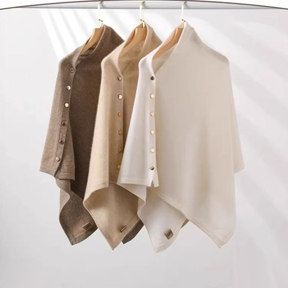 Winter Clothing Online - Nuevo Chal de Pashmina con Botones,