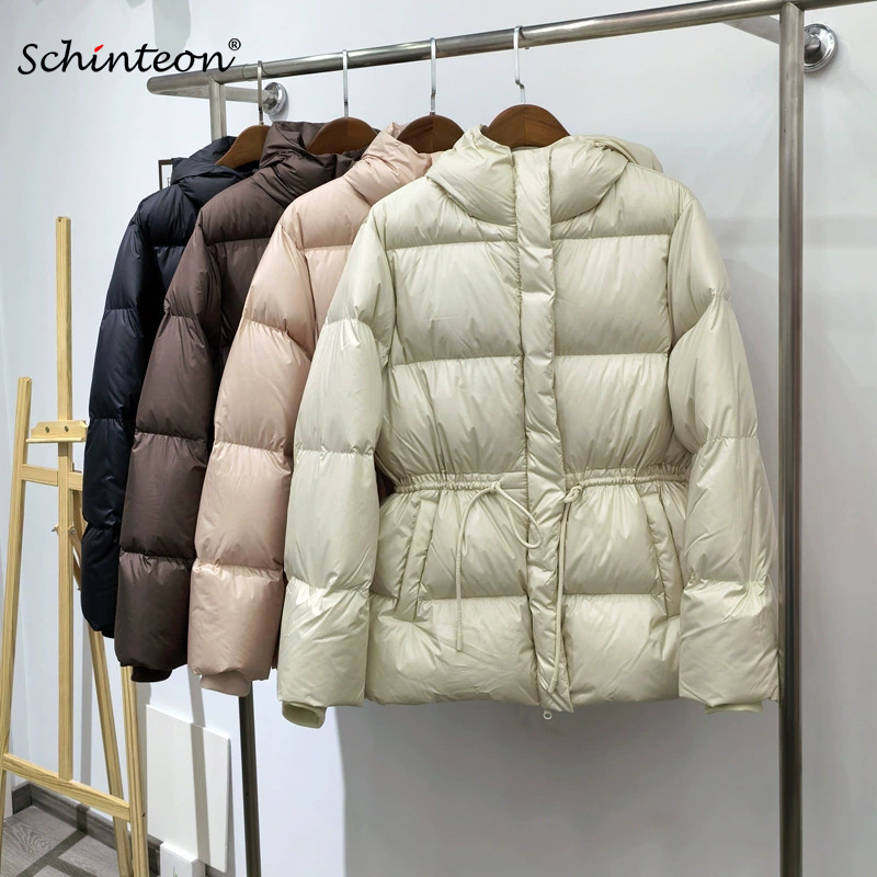 Winter Clothing Trends 2026 - Chaqueta de Plumón con Cinturón y