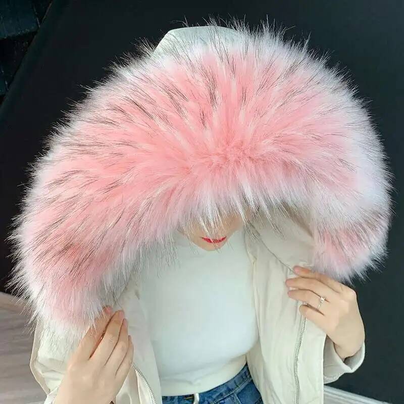 Winter Clothing Online - Cuello de piel sintética desmontable, bufanda