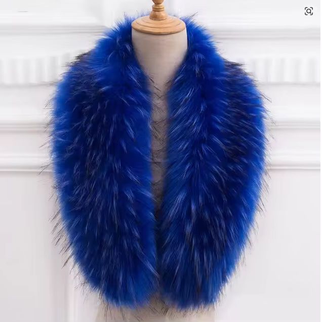 Cuello de piel Natural, piel d - Winter Clothing Online reseña y precio