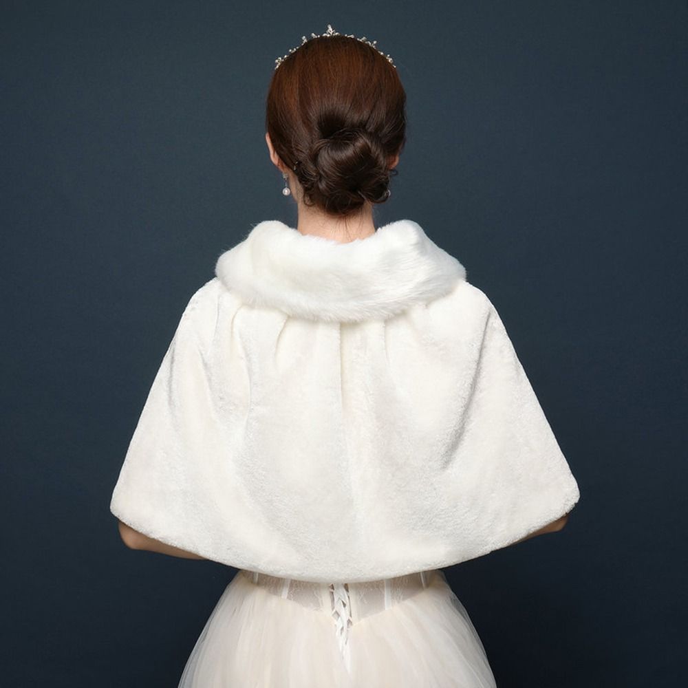 Estola blanca de invierno grue - Winter Clothing Online reseña y precio