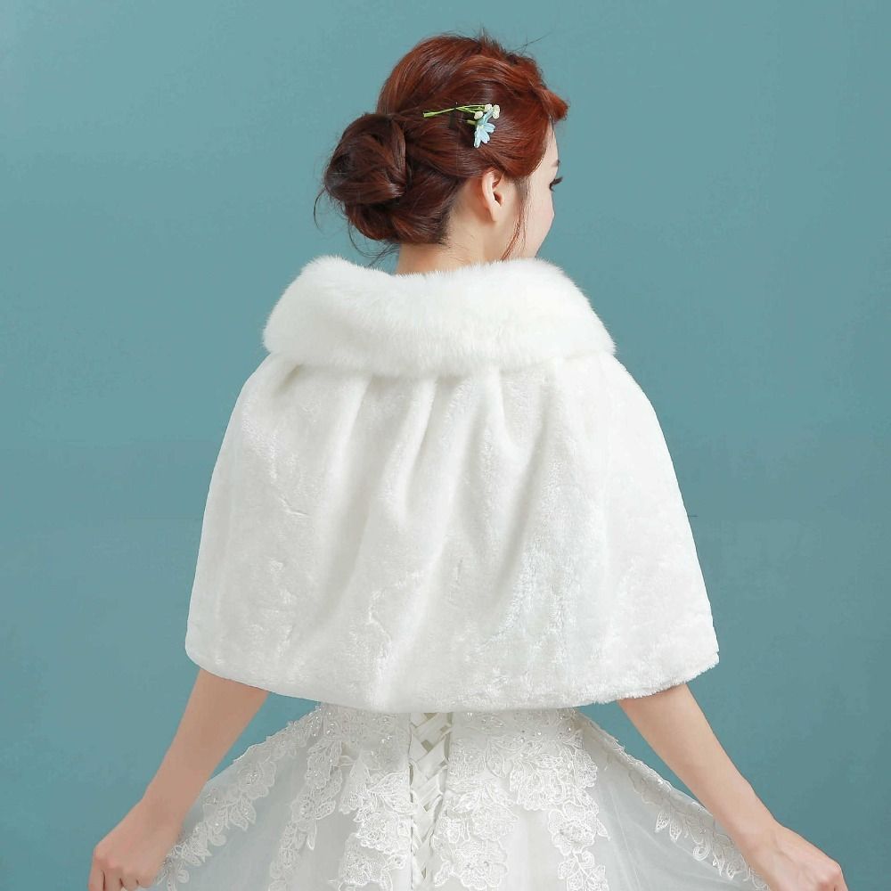 Estola blanca de invierno grue - Winter Clothing Online reseña y precio