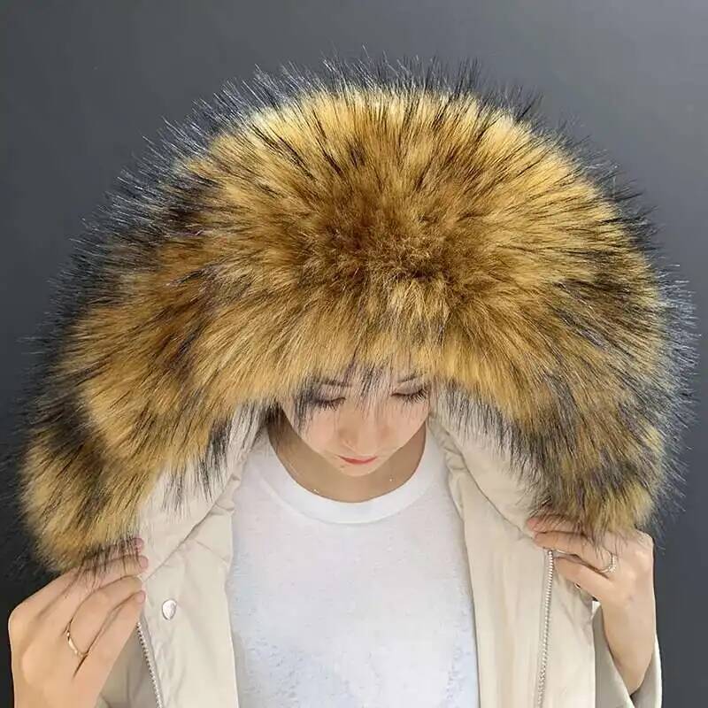Cuello de piel sintética desmo - Winter Clothing Online reseña y precio