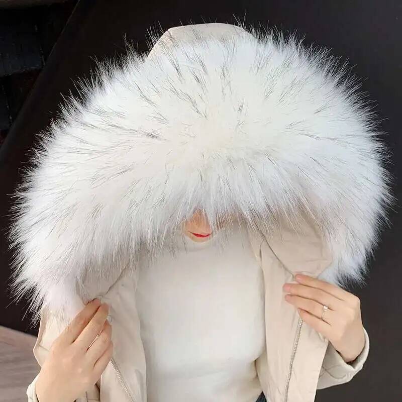 Cuello de piel sintética desmo - Winter Clothing Online reseña y precio
